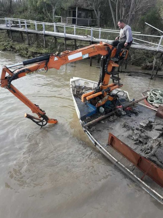 Relleno del terreno del Guazú con material del arroyo Negro