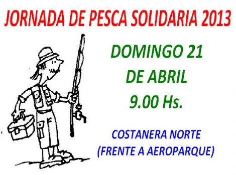 Jornada Solidaria de Pesca Domingo 21 de abril