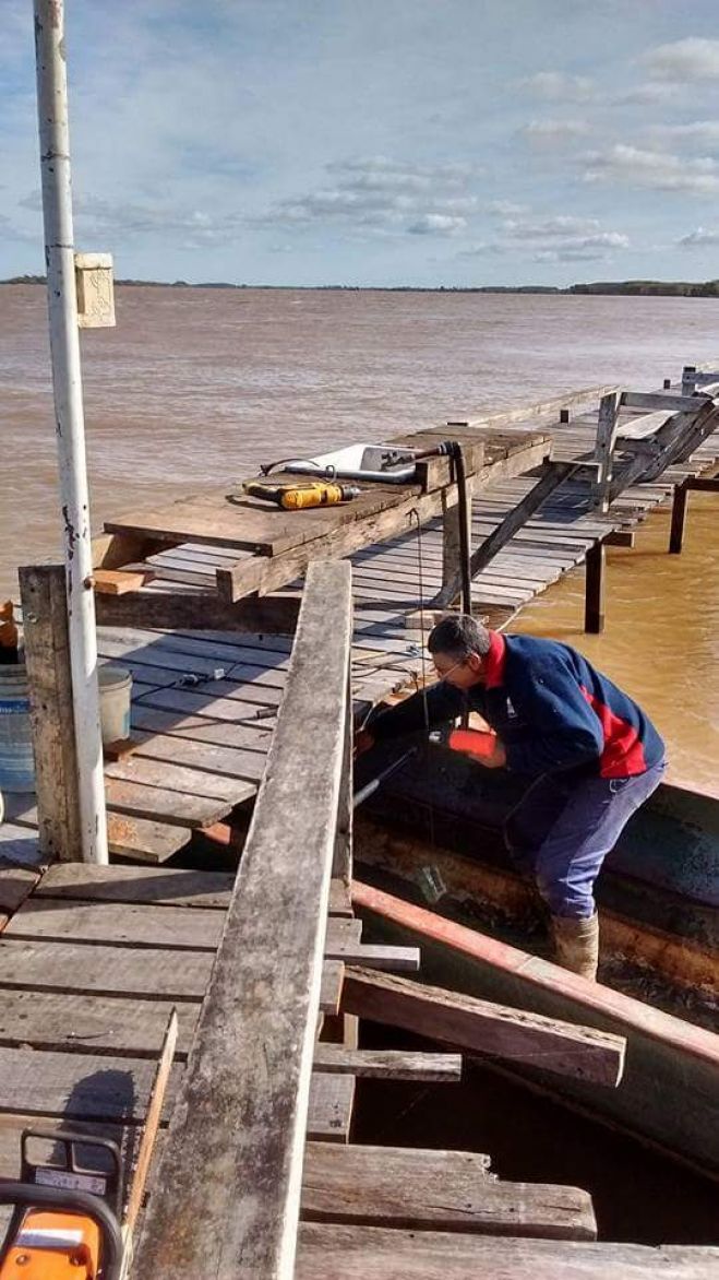 Terminaron los trabajos en el final del muelle