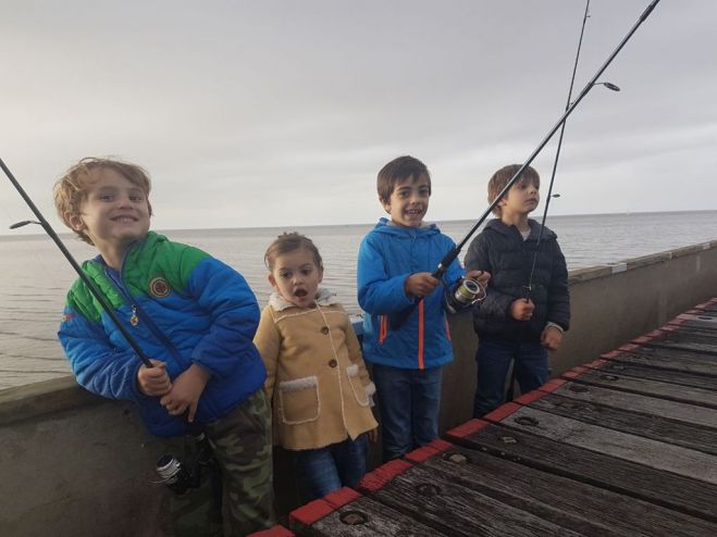 Primer Concurso de la temporada del Club del Niño Pescador