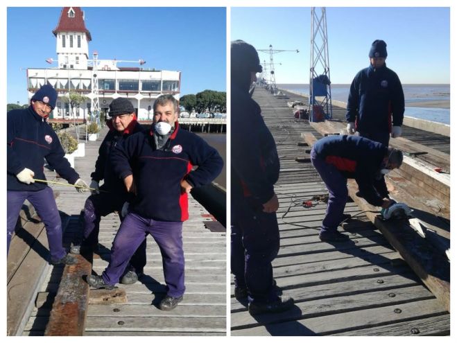 Corte de maderas a medida para el muelle